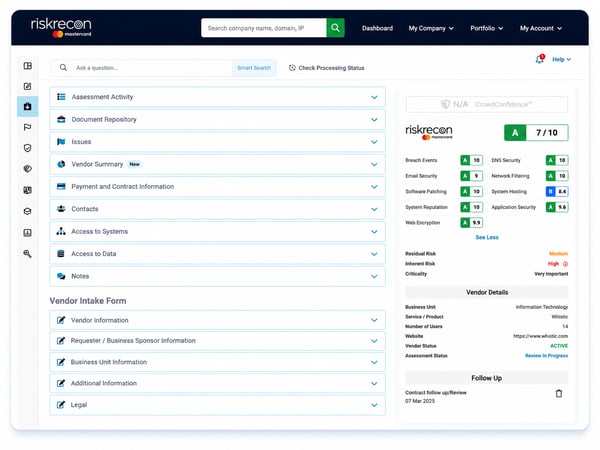 RiskRecon Assessments Use Case