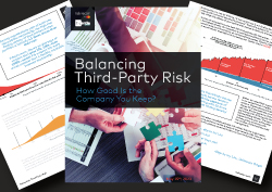 New Report: Balancing Third-Party Risk