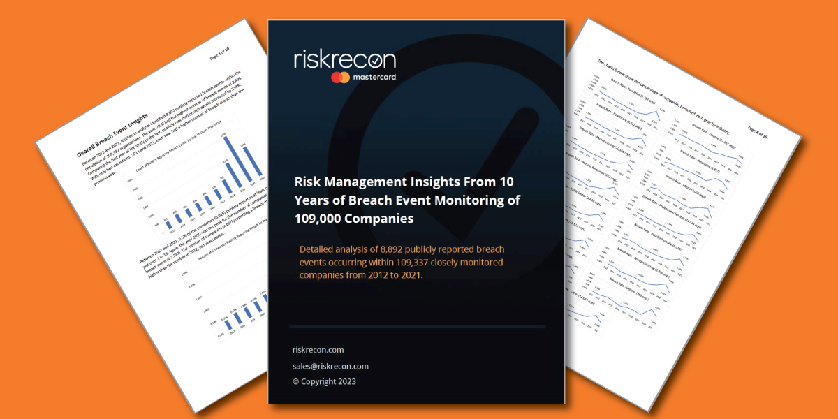 Risk Management Insights from 10 years of Breach Event Monitoring