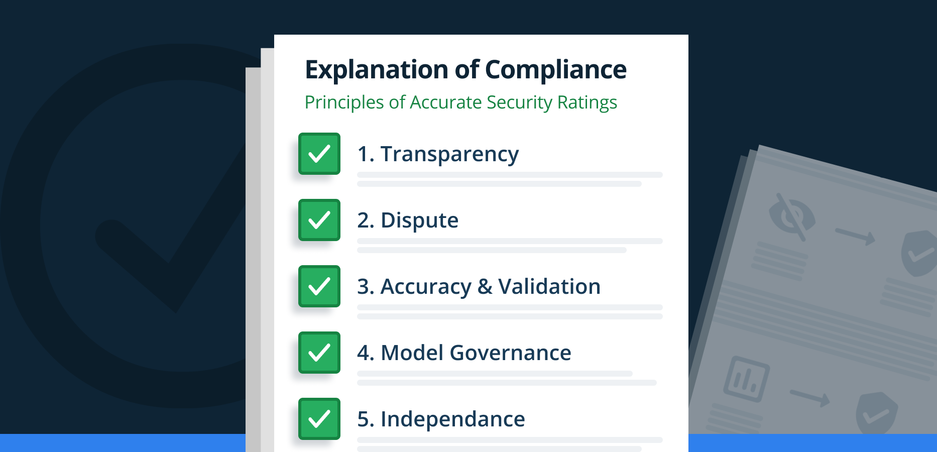 RiskRecon Explanation of Compliance with U.S. Chamber of Commerce Principles for Fair and Accurate Security Ratings