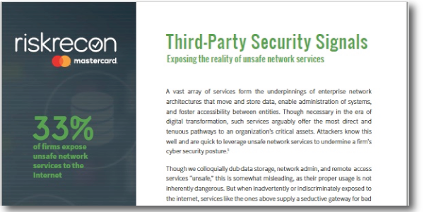 Third-Party Security Signals